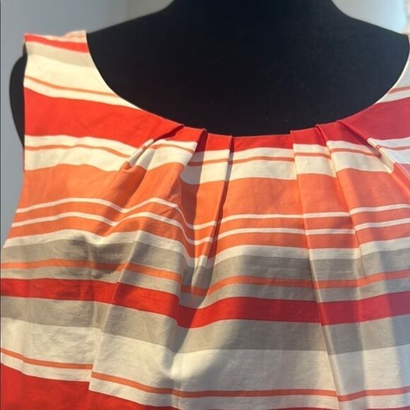 NWT Banana Republic Red White Sheath Mini Dress   B - Picture 9 of 11